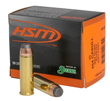 HSM Pro Pistol 454 Casull 300gr Jacketed Soft Point 20 Rd - Box or Case