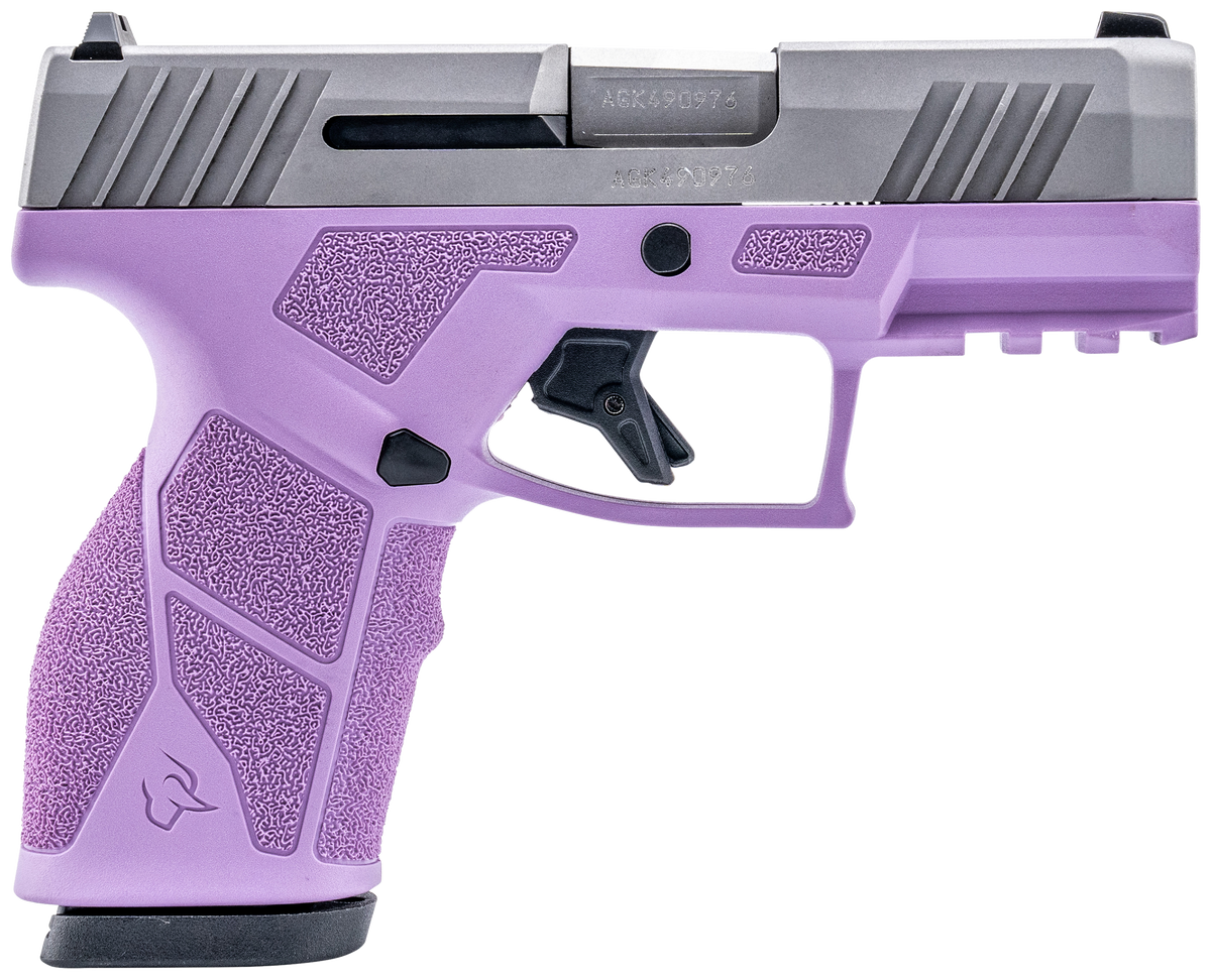 Taurus GX2 9mm Luger 13+1 3.37" Striker-Fired Pistol - Light Purple / Stainless