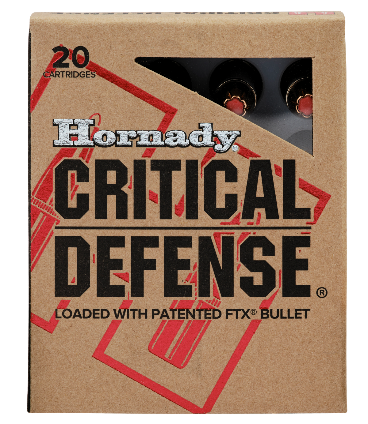 Hornady 80270 Critical Defense  223Rem 55gr Flex Tip eXpanding 20 Per Box/10 Case