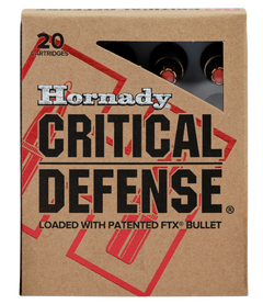 Hornady 80270 Critical Defense  223Rem 55gr Flex Tip eXpanding 20 Per Box/10 Case