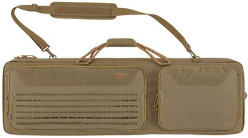 Tac Six Squad 42" Tactical Rifle Case Coyote 600D Polyester Lockable