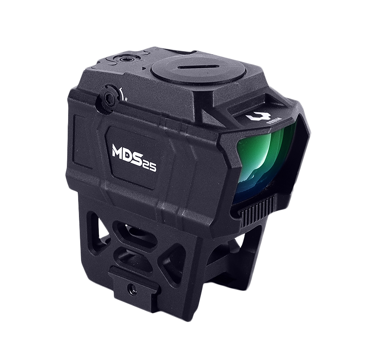 Viridian MDS25 1x 29mm 3 MOA Green Dot Reflex Sight - T2 Mount - Black Anodized