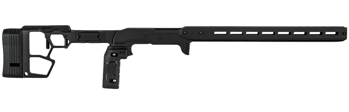 MDT Sporting Goods ACC Premier Gen2 Chassis Cerakote Black Aluminum - Ruger American Rimfire