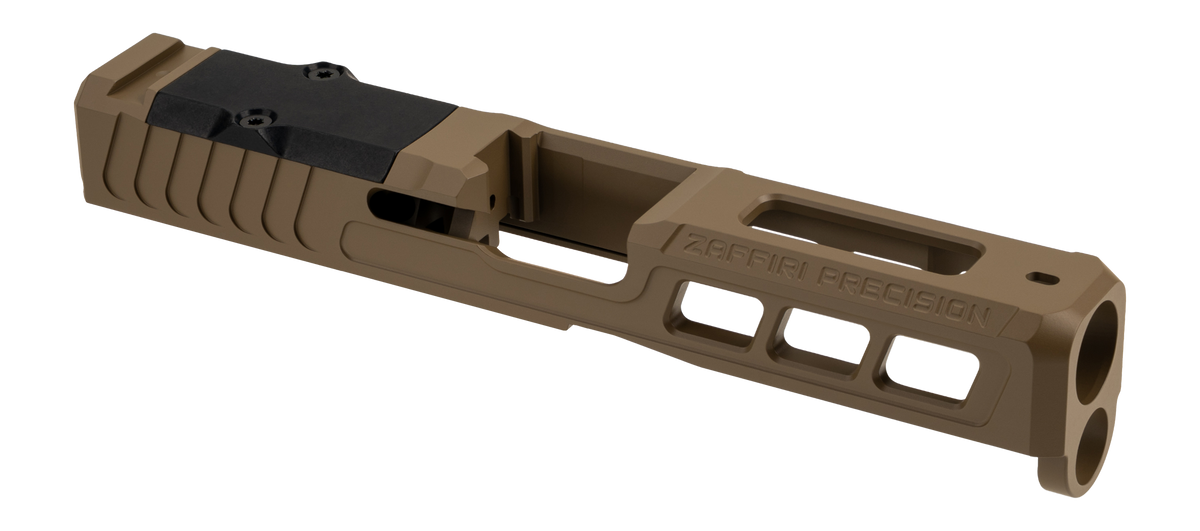 Zaffiri Precision ZPS.3 Pistol Slide 9mm Luger RMR Cut FDE - Fits Glock 19 Gen 5