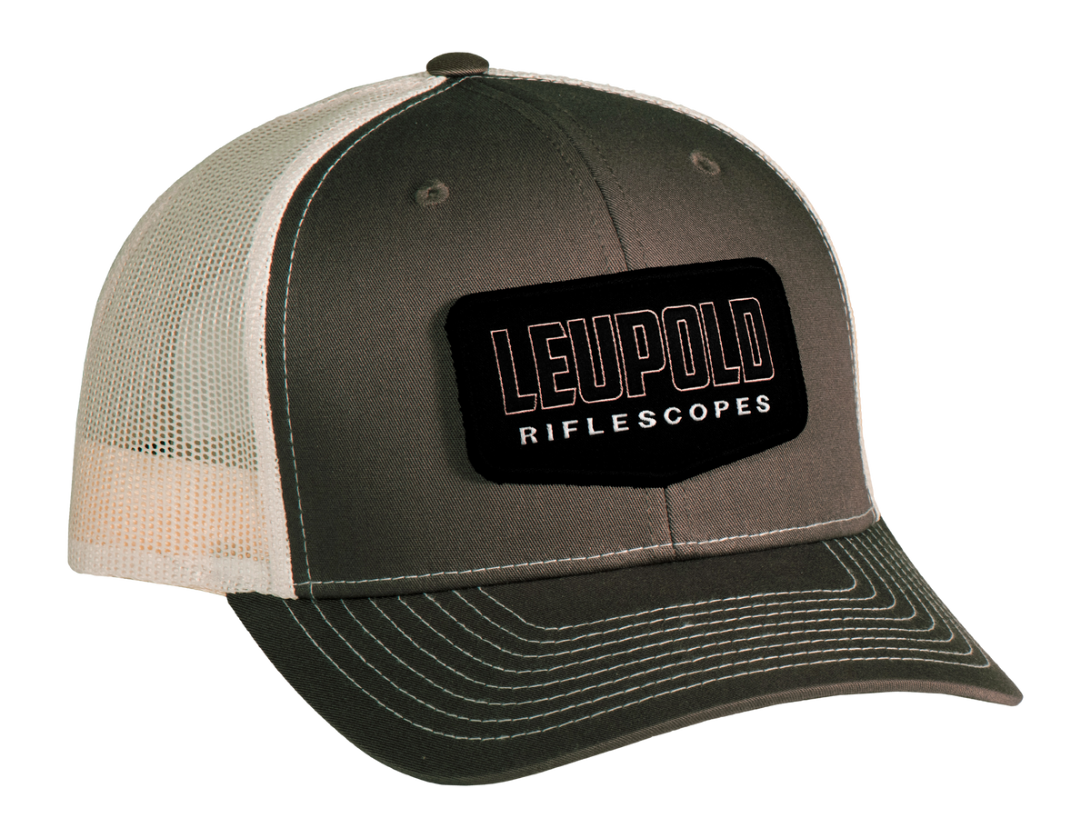 Leupold Riflescopes Dark Brown/Birch Trucker Hat - Cotton/Polyester Snapback