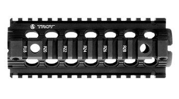 Troy Industries AR-15/M4 7" Drop-In BattleRail Quad Rail - Black
