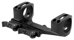 Warne QDXSKEL34TW Skeletonized Scope Mount/Ring Combo 34mm Tube Ultra High Quick Detach Black Anodized