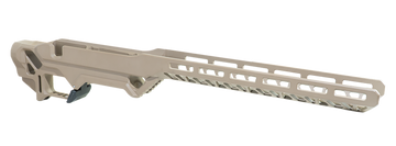 Timber Creek Outdoors Enforcer Rifle Chassis Flat Dark Earth Aluminum - Rem 700 Short Action Right Hand