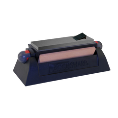Accusharp 064C Tri-Stone Sharpening System Coarse/Medium/Fine Alumina-Oxide Rubber Handle Black