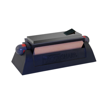 Accusharp 064C Tri-Stone Sharpening System Coarse/Medium/Fine Alumina-Oxide Rubber Handle Black