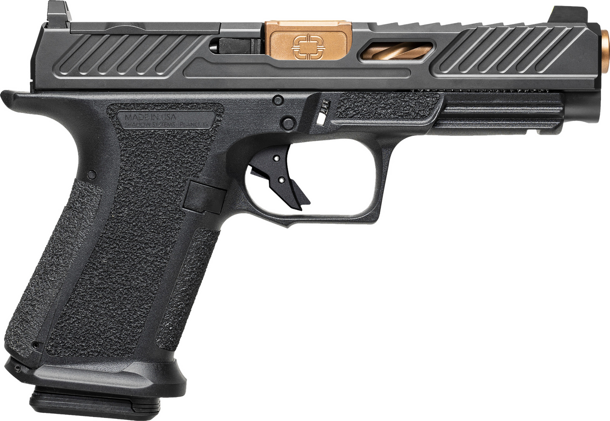 Shadow Systems MR920L Elite 9mm Luger 4.5" 15+1 Semi-Auto Pistol - Black/Bronze