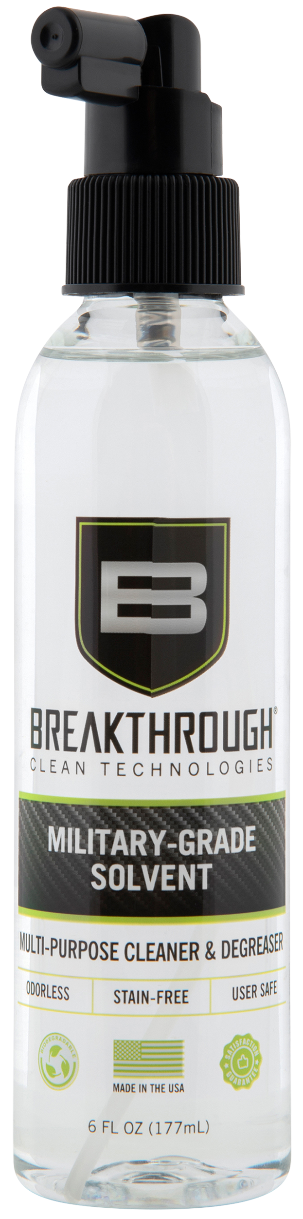 Breakthrough Clean Military-Grade Solvent 6 oz Spray Bottle