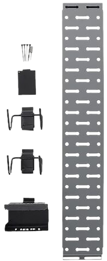 Lockdown Securewall Handgun Kit Black/Silver Holds 2 Handguns
