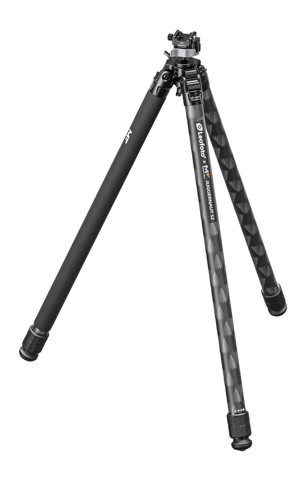 Leofoto USA Juggernaut S2 2-Section Carbon Fiber Tripod/Head Combo Black