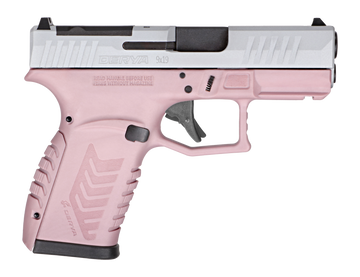 Derya Firearms DY9Z 9mm Luger 3.5" 15+1 Striker-Fired Semi-Auto Pistol - Pink/Silver