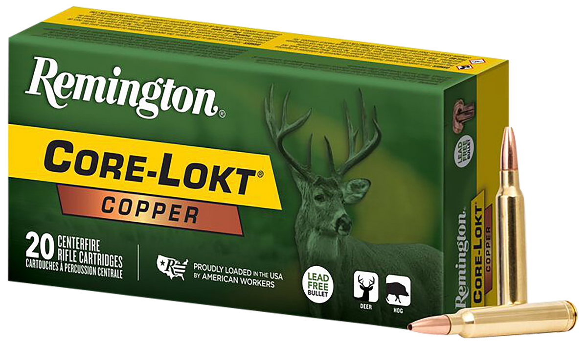 Remington Ammunition Core-Lokt Copper 300 Win Mag 180gr Copper Hollow Point - Box or Case