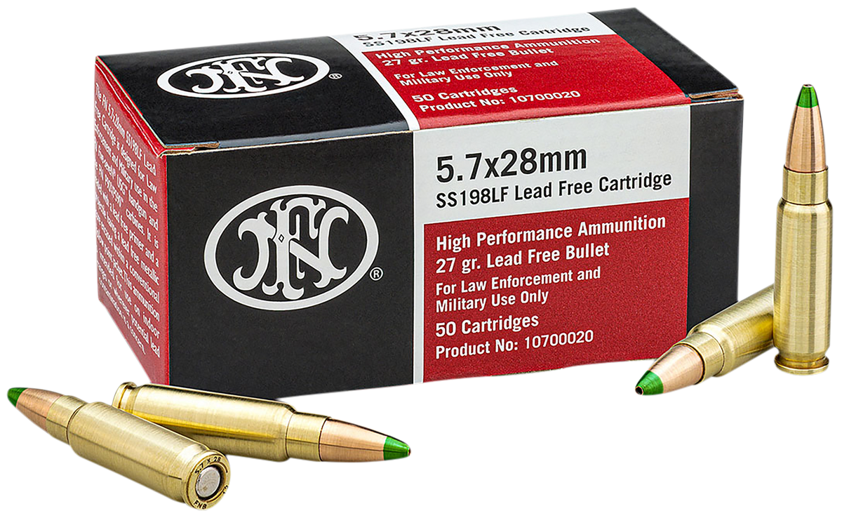 FN High Performance 5.7x28mm 27gr JHP 50 Rd - Box or Case