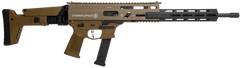 Grand Power Stribog SP9A3G Enhanced 9mm Luger 16" 30+1 Semi-Auto Rifle - Flat Dark Earth