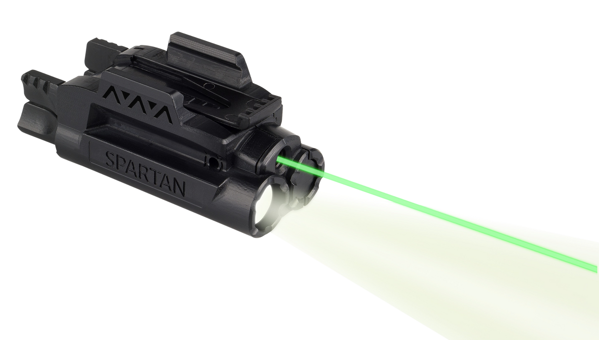 LaserMax SPSCG Green Spartan Light/Laser 120 Lumen White LED - Handgun
