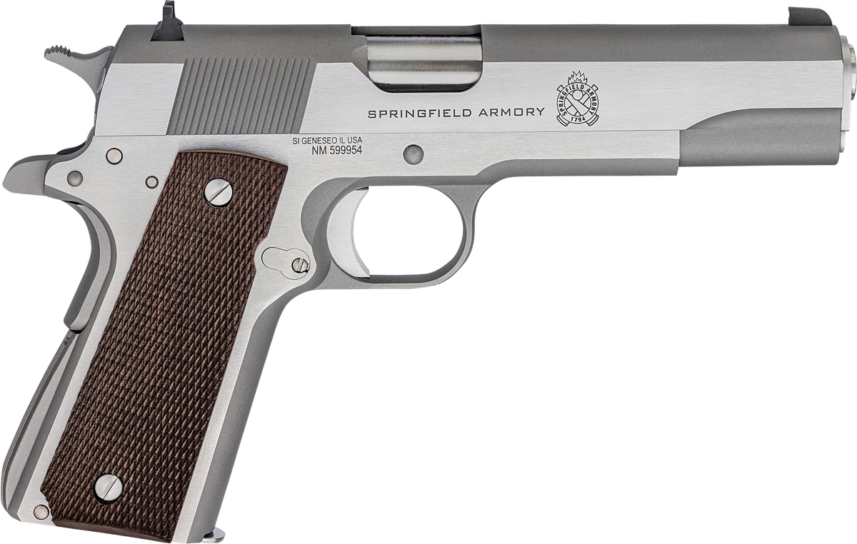 Springfield Armory 1911 Mil-Spec Defend Your Legacy 45 ACP 5" 7+1 SAO Pistol - Stainless