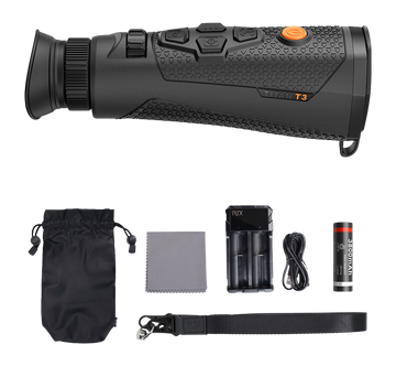 RIX Optics TITAN-T3 384x288 25mm Thermal Monocular w/Laser Rangefinder 2.6x OLED