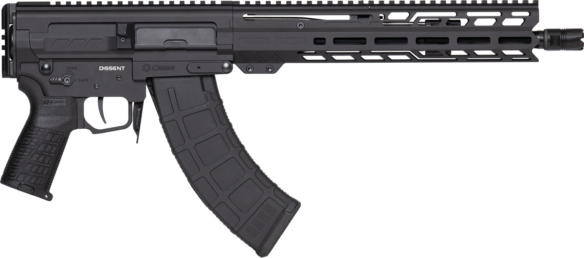 CMMG Dissent MK47 7.62x39mm 12.5" 30+1 Semi-Auto Pistol