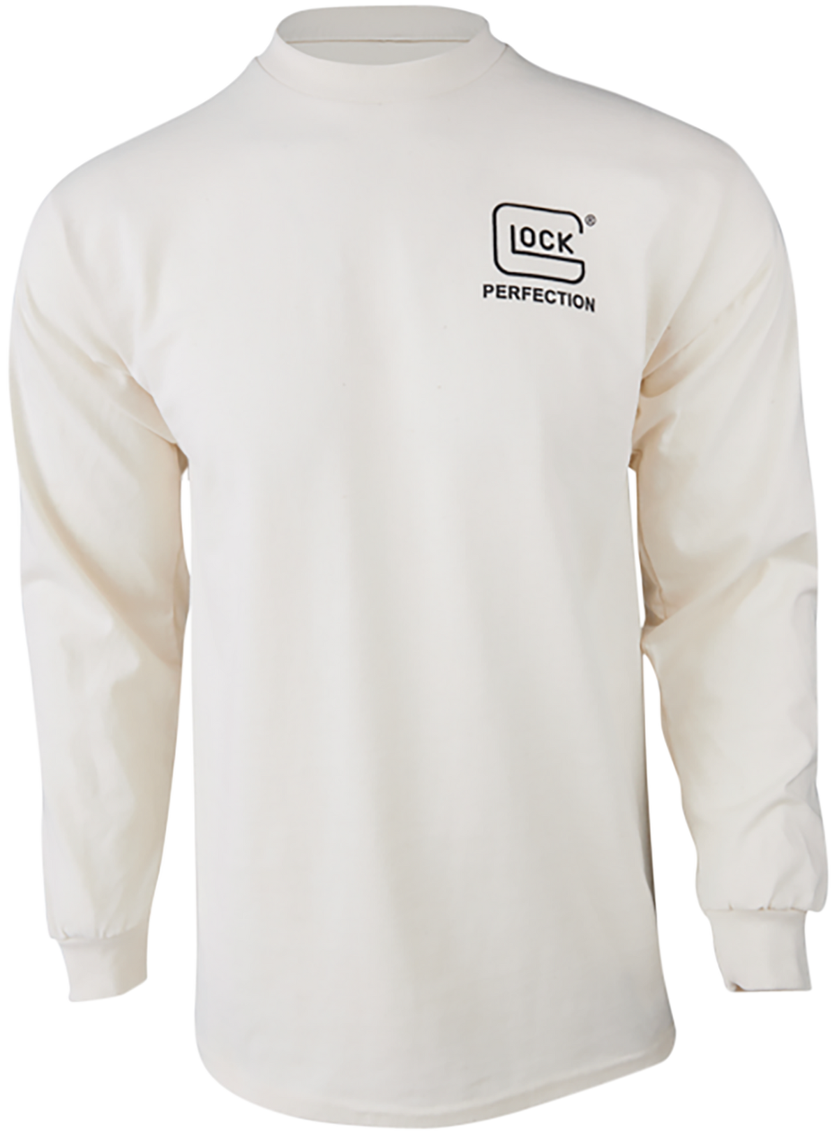 Glock Born In Austria Pre-Shrunk Cotton Long Sleeve Shirt - Tan Small