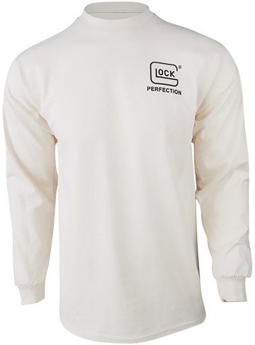 Glock Born In Austria Pre-Shrunk Cotton Long Sleeve Shirt - Tan Small