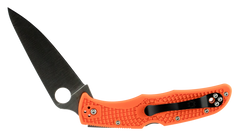Spyderco Endura 4 Lightweight 3.75" VG-10 Clip Point Plain Orange FRN Folding Knife
