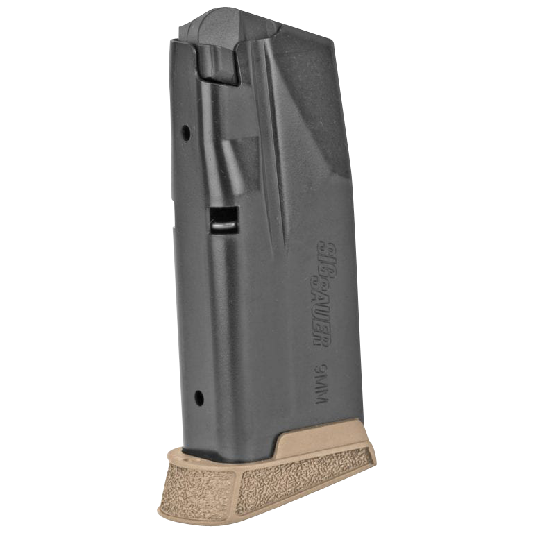 Sig Sauer P365 9mm Luger 10rd Steel Extended Magazine - Coyote Baseplate