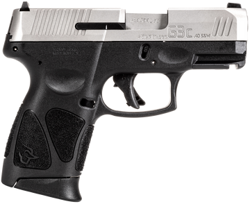 Taurus G3C 40 S&W 3.26" 10+1 Semi-Auto Pistol - Matte Stainless Slide, Black Polymer Frame