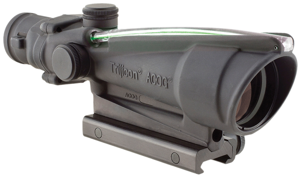 Trijicon ACOG 3.5x35 .223/5.56 BDC Illuminated Green Chevron Riflescope - Black Hardcoat Anodized