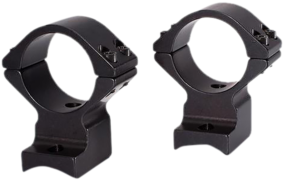 Talley 95X719 Scope Mount/Ring Combo 1" High Rings Black Anodized - Savage (8-40) Round Receiver w/AccuTrigger