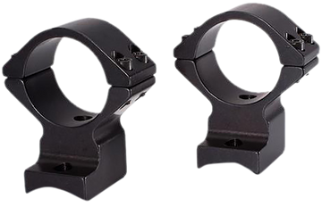 Talley 95X719 Scope Mount/Ring Combo 1" High Rings Black Anodized - Savage (8-40) Round Receiver w/AccuTrigger