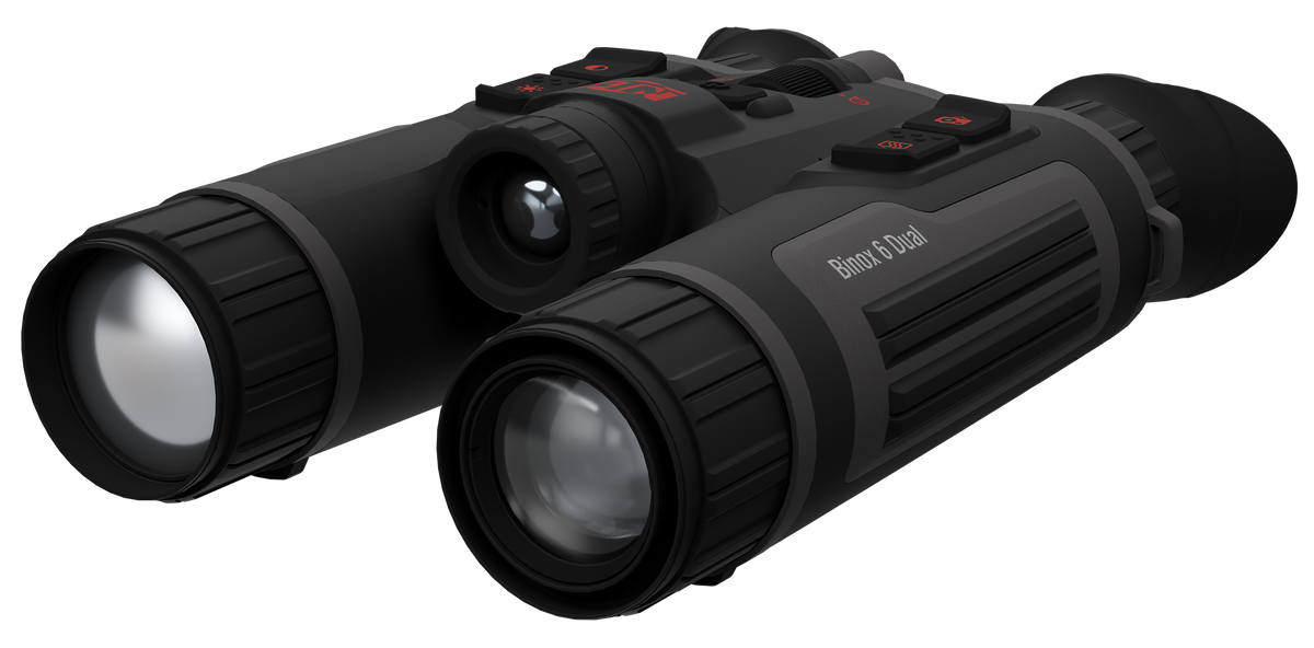 ATN BinoX 6 Dual 384x288 5.5-44x 35mm Thermal Binocular Rangefinder Black