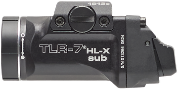 Streamlight TLR-7 HL-X SUB USB 1000 Lumen 1913 Short Rail Weapon Light - Black