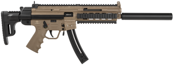 GSG GSG-16 22 LR 16.25" 22+1 Semi-Auto Rifle - Tan/Black