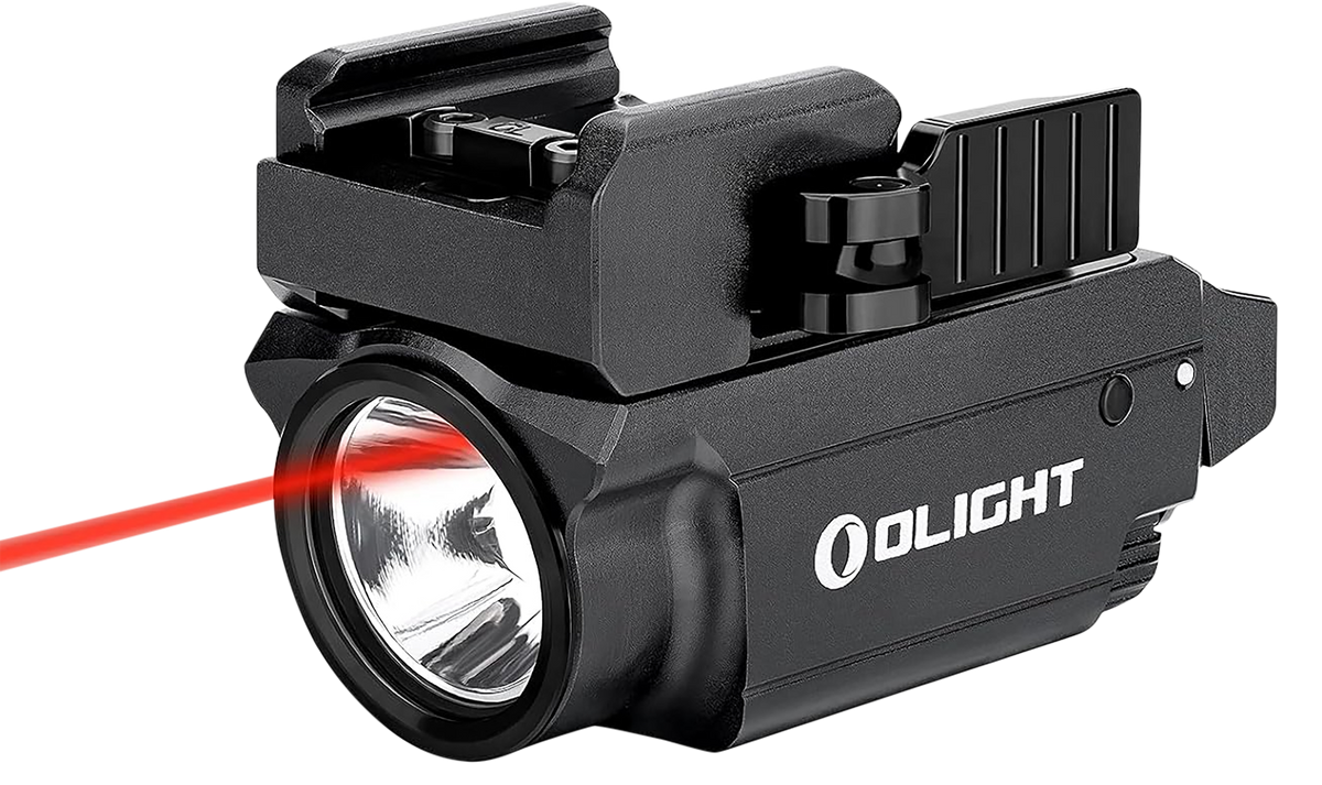 Olight Baldr RL Mini 600 Lumens Red Laser Black Aluminum Weapon Light