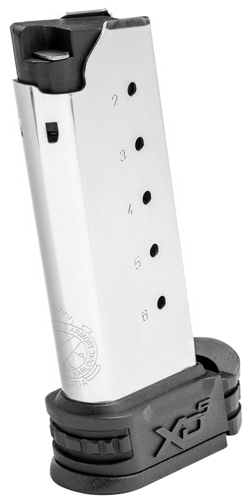 Springfield Armory XD-S 45 ACP 6 Rd Stainless Steel Detachable Magazine