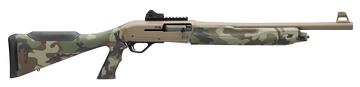 Winchester Guns SX4 Extreme Defender 12 Gauge 18.5" 4+1 Semi-Auto Shotgun - Woodland Camo/FDE