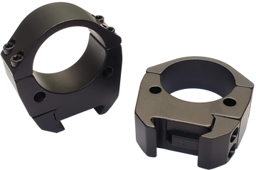 Talley TMS34L Modern Sporting 34mm Low Scope Rings Black Anodized Aluminum Picatinny Rail