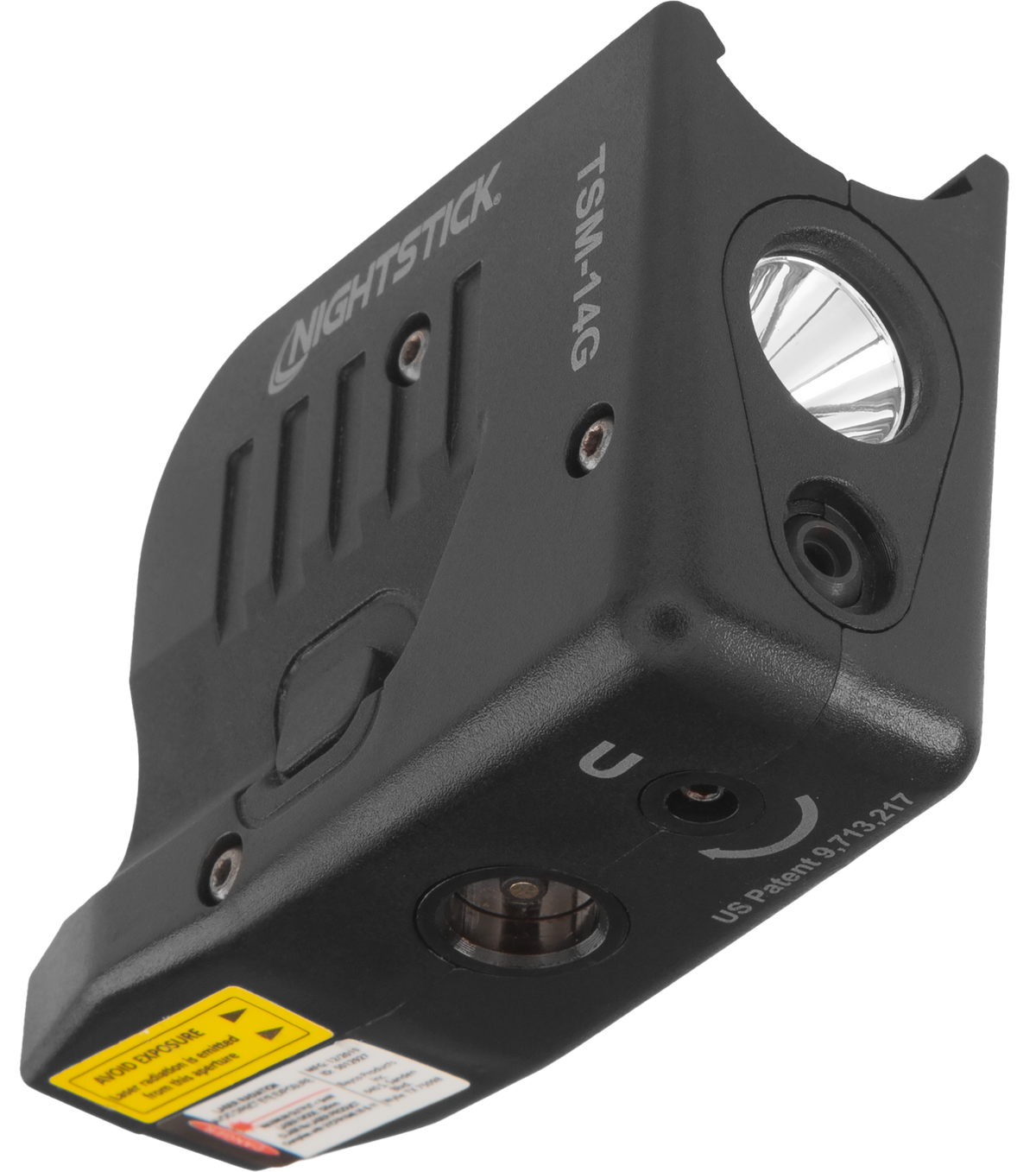 Bayco Nightstick TSM-14G Subcompact Weapon Light w/ Green Laser 150 Lumens LED Black - Glock 43X MOS/48 MOS