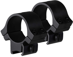 TruGlo Lightweight Scope Rings 1" Medium Quad Matte Black