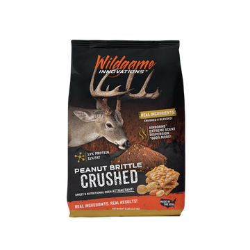 Wildgame Innovations Peanut Brittle Crushed 5 lb Wildlife Attractant - 3 Bags/Case