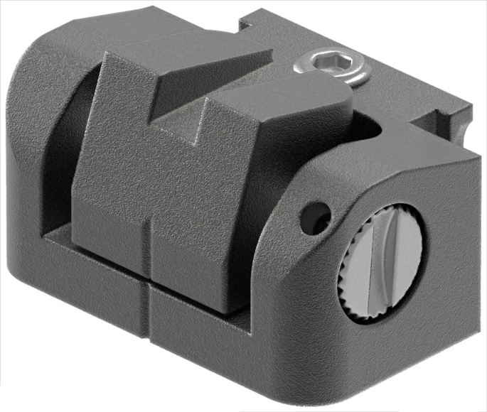 Leupold 120058 DeltaPoint Pro Rear Iron Sight Co-Witness Black Aluminum