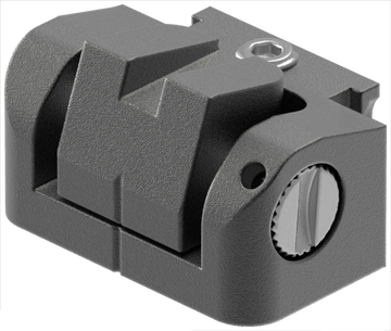 Leupold 120058 DeltaPoint Pro Rear Iron Sight Co-Witness Black Aluminum