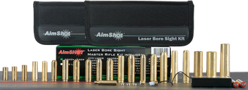 AimShot Master Kit Multi-Caliber Bore Sight - Red 650nm Laser Rifle