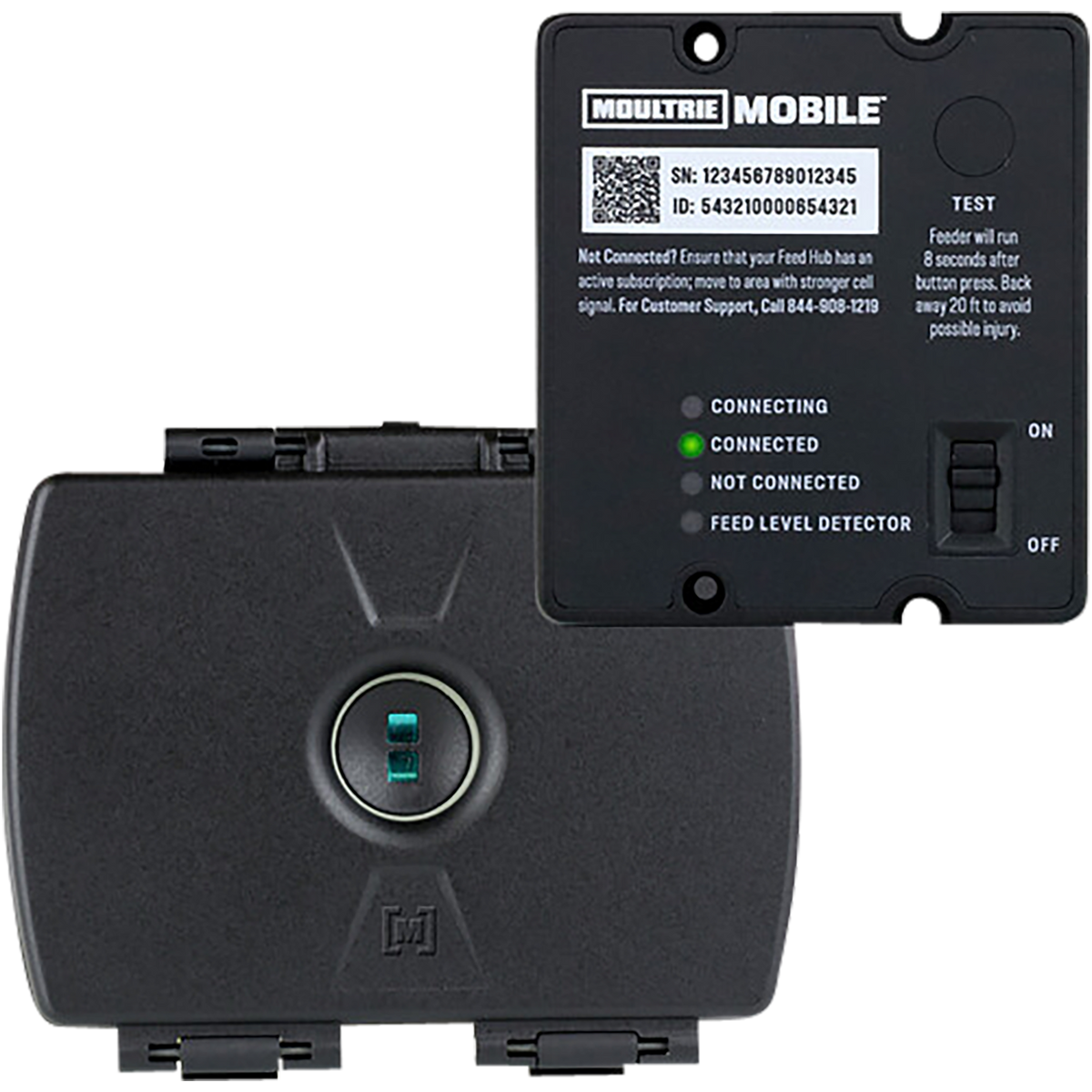 Moultrie Feed Hub MMF15088 Cellular Spin Cast Feeder Upgrade Kit - Black