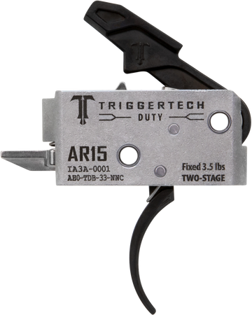 TriggerTech Duty AR-15 3.5 lb Curved Two-Stage Trigger