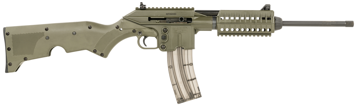 Kel-Tec SU-22 22 LR 16.10" 26+1 Semi-Auto Rimfire Rifle - OD Green
